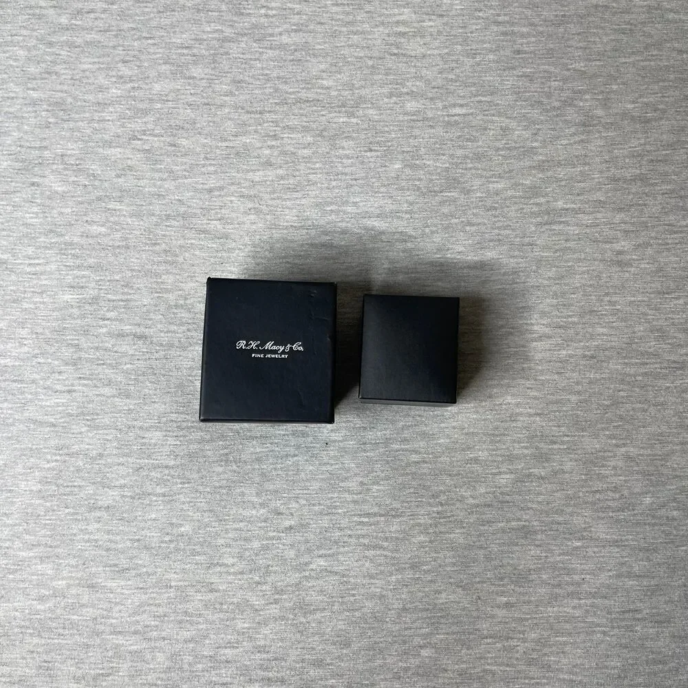 Macy’s 2.5” x 2.5” Ring Jewelry Gift Box 2 PCS. Set